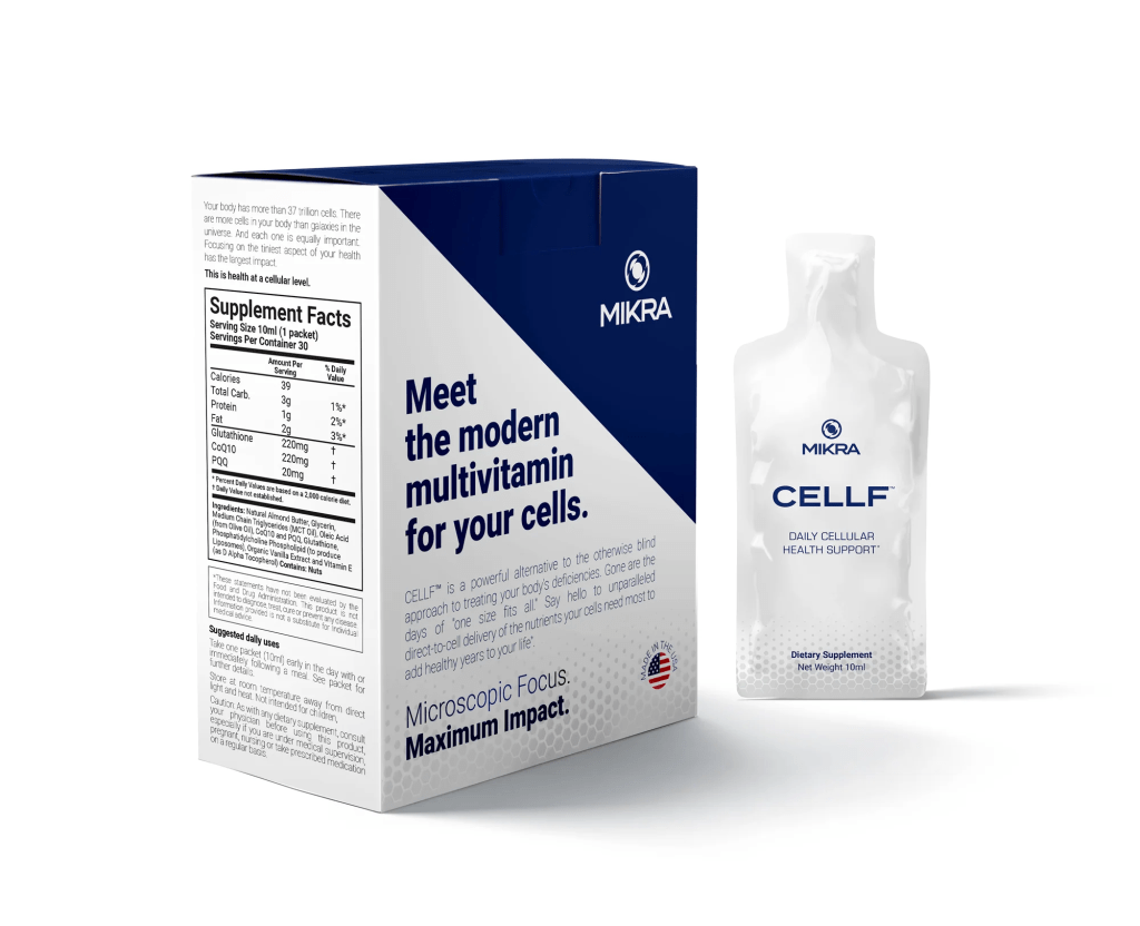 Unveiling the Potent Benefits of CELLF™ 2.0: Elevating Cellular Health with CoQ10, PQQ, and&nbsp;Glutathione